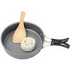 1 2 People Outdoors Portable Folding Pan Aluminum Alloy Cookware Picnic Hiking Camping Pot