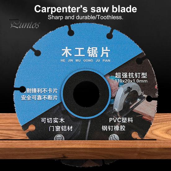 Saw Disc Blade No Tooth Dropping Anti-bursting Smooth Chip-Removal High Cutting Strength Anti-deform Sharp for Carpentry Grinding