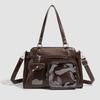 Japanese Itabag With Transparent Display Multi-pocket Shoulder Bag Fashion Tote Bag Jk Uniform Handbag Y2k Style Crossbody Bag