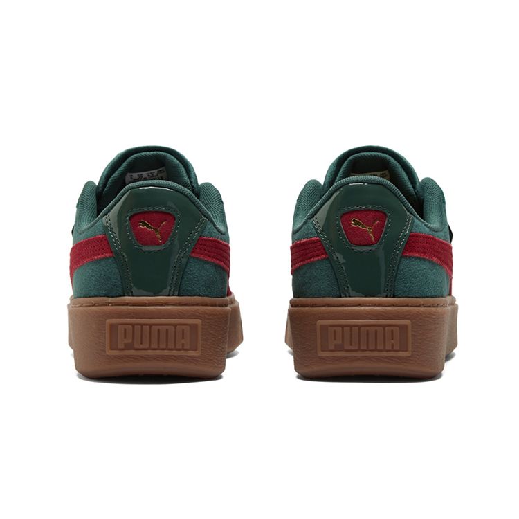 Puma Mayze Velvet Retro Low-Top Sneakers Women sneakers Green 373935-03
