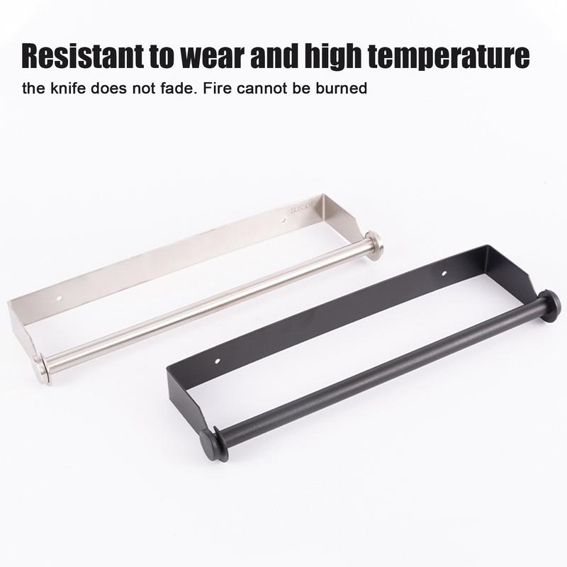 Wand Papierhandtuchhalter Rollenständer Organizer Selbstklebend Oder Bohren Edelstahl Papierhandtuch Unter Schrank Ablage Für