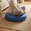 with Filling Round Seat Cushion PU Leather Meditation Cushion Practical Chair Pad  Bedroom