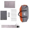 Tunnel Tent Gray and Orange 675 x 392 x 210 cm