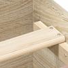Bed Frame with Headboard Sonoma Oak Finish 80 x 200 cm Engineered Wood
