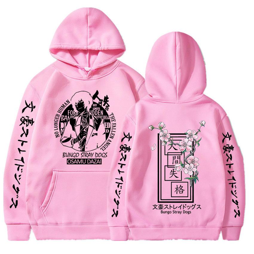 Bungo Stray Dogs Hot Anime Casual Hoodies Harajuku Osamu Dazai Printing Funny Hooded Fashion Sweatshirt Unisex Pullover
