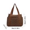 Minimalist Women's Shoulder Bags Large Capacity Multiple Pocket Tote Bag Daily Commuting Handbag For Women
