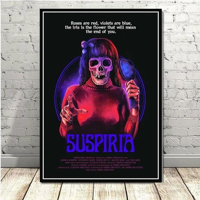 

Suspiria Класичні плакати та принти фільмів жахів Картини на полотні Сучасні настінні картини на стіні Мистецтво для домашнього декору у вітальні 21x30cm No Framed