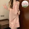 Summer Ladies Nightgown Halter Nightgown Women Summer Vest Nightgown with Bra Pads Worn Outside Home Wear