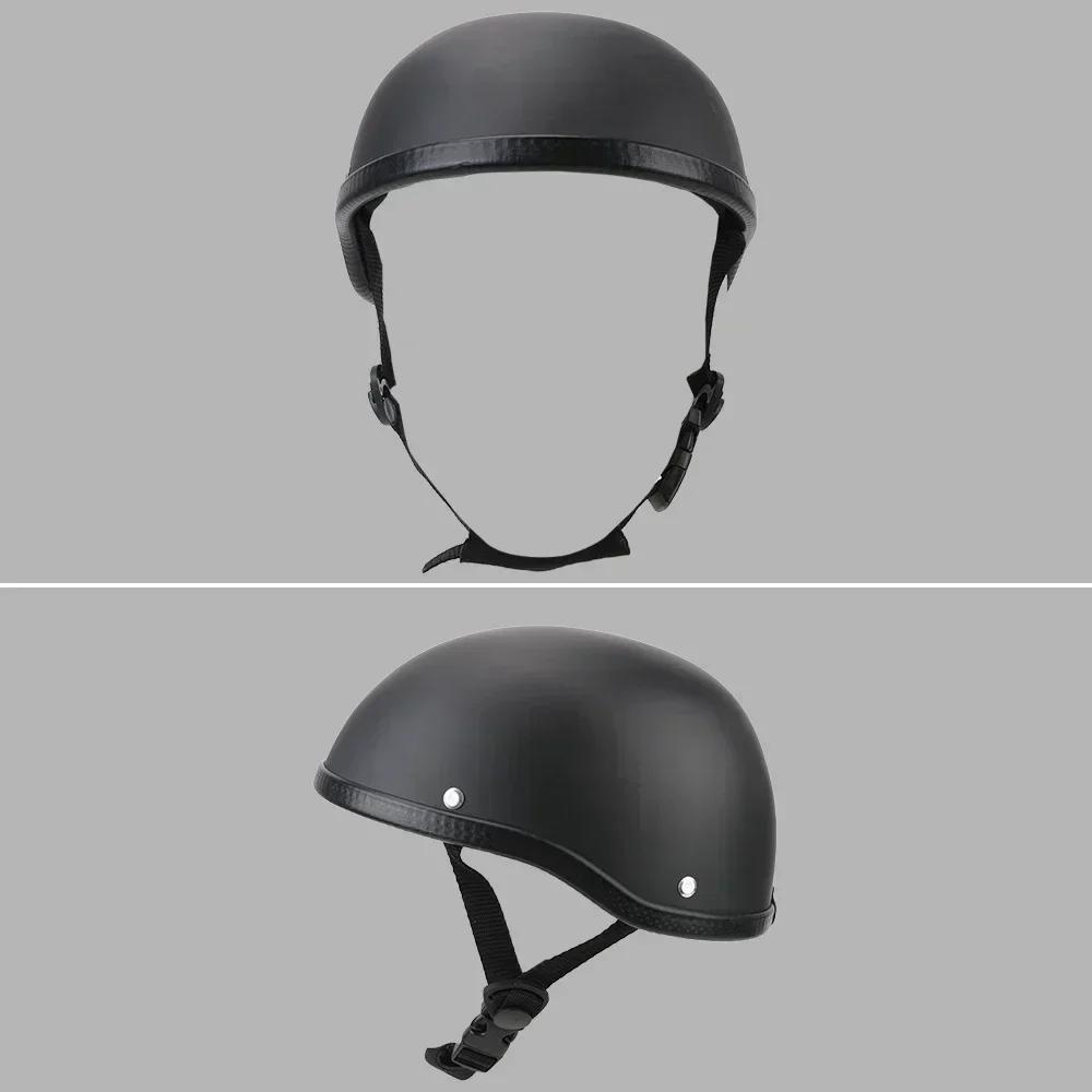 Retro Motorcycle Helmet ABS Shell Unisex Half Face Helmet Motorcycle Mountain Bike Riding Helmet Fashion Motorcycle Equipment
