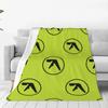 Aphex Twin Richard D James Music Blanket Flanela Primavera Respirável Leve Fino Cobertor para Sofá Viagem Tapete Peça