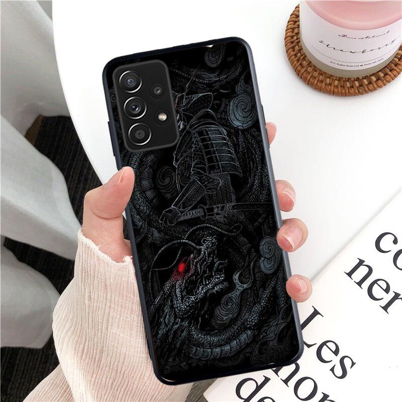 Japanese Samurai Phone Case for Samsung Galaxy A13 A22 A12 A32 A71 A11 A21S A33 A52 A72 A51 A50 A70 A31 M31 Funda Coque Case