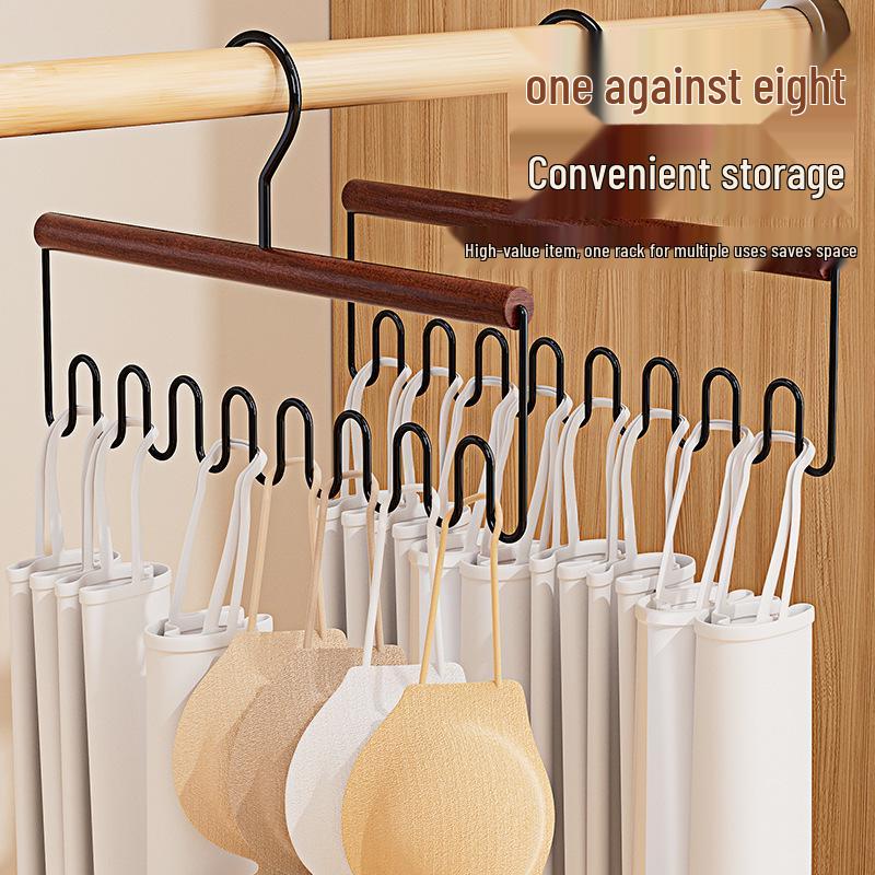 

Многокрючковая вешалка из бука для нижнего белья и маек