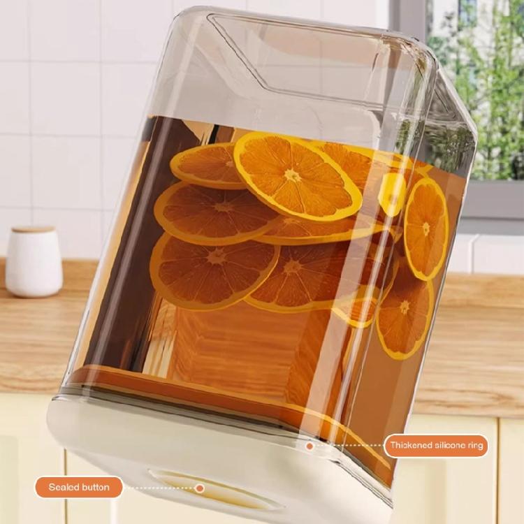 Rectangular Food Grade Storage Container Press Close Vacuum Seal Stackable Space Efficient Kitchen Organizers Use