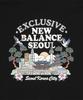 Nyuballanseu Nbneg3A073 / Uni Nb Seoul Landmark Short Sleeve T-Shirt (Black)