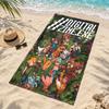 Digimon Microfiber Beach Towel Quick Dry Sand Free Lightweight Beach Towels for Travel Swimming Camping