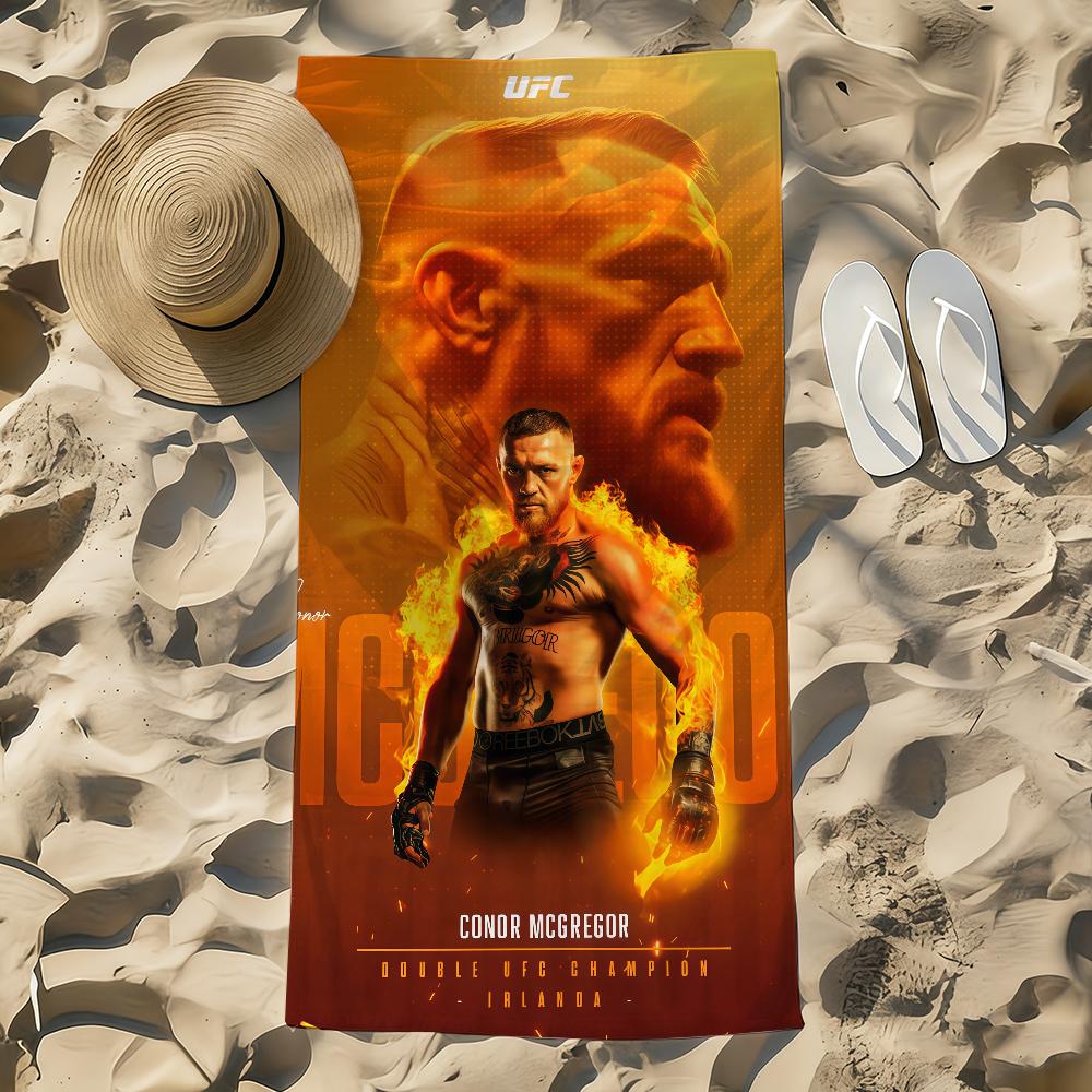 Towel Beach Towel Oversized Quick C-Conor Dry Towel Absorbent Champion Soft Swim Boxer BeachTowels for Men U-UFC Women