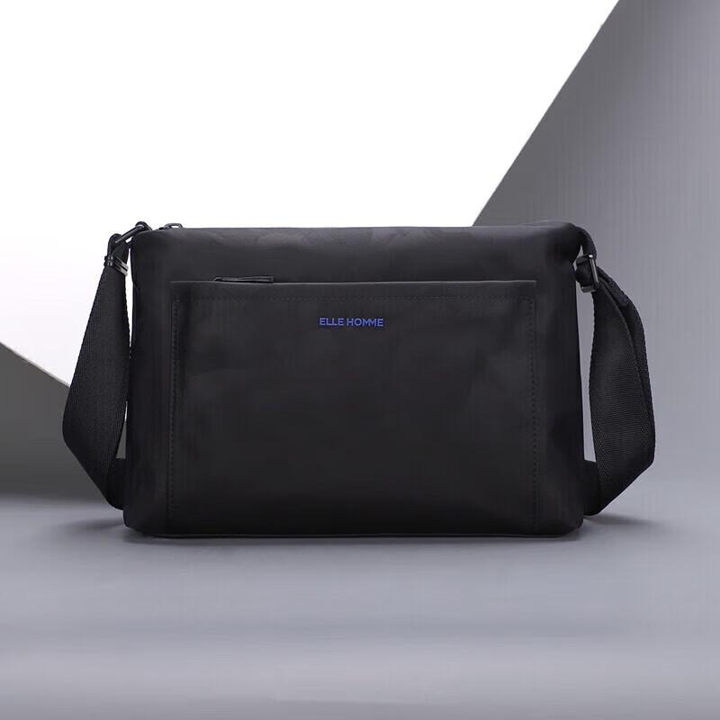 ELLE HOMME Men s Camouflage Nylon Canvas Crossbody Bag