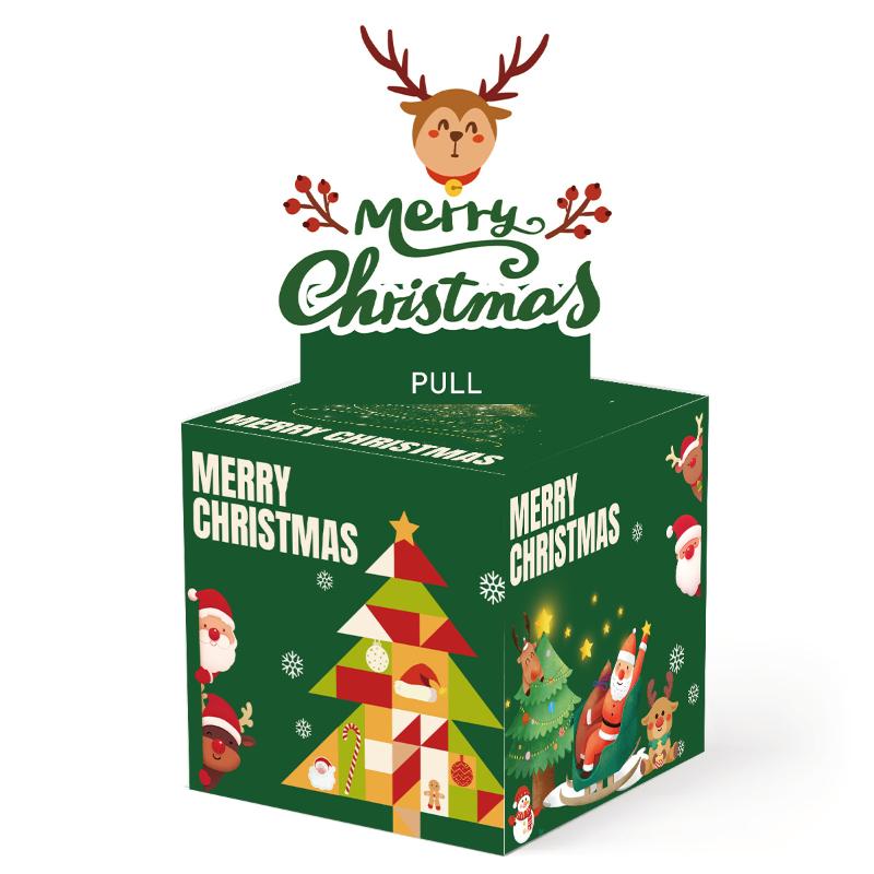 Christmas Money Box Collection With Santa And Friends For Holiday Party Decorations Gift Exchange Cash Box Festival Ornament