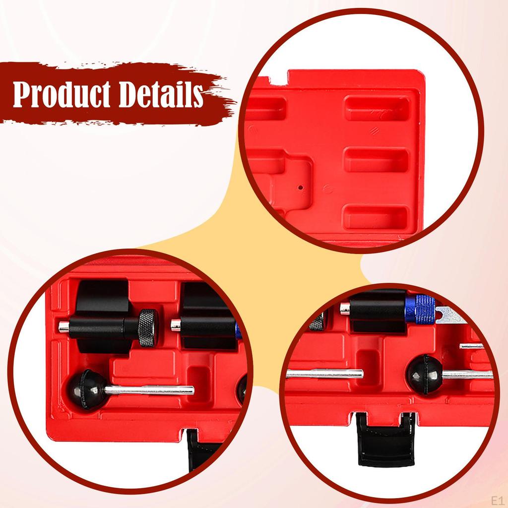 Camshaft Timing Locking Tool Kit Crank Locks Automotive Repair Accessory Belt Tensioner