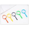 Plastic Mini Magnifying Glass Children's Toys Learning Education Handheld Magnifier Portable Loupe Reading Lens Kids Inspection