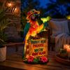Lumière Animale Étanche Solaire Perroquet Lampe Piquet de Jardin avec Sculpture Automatique Marche/Arrêt Décoration Oiseau pour Patio Extérieur Chemin Paysage