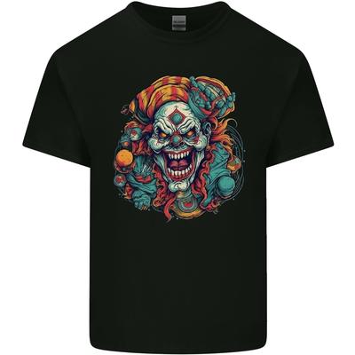 Horror Clown Halloween Satan Evil Skull Demon Unisexs Light Cotton TShirt