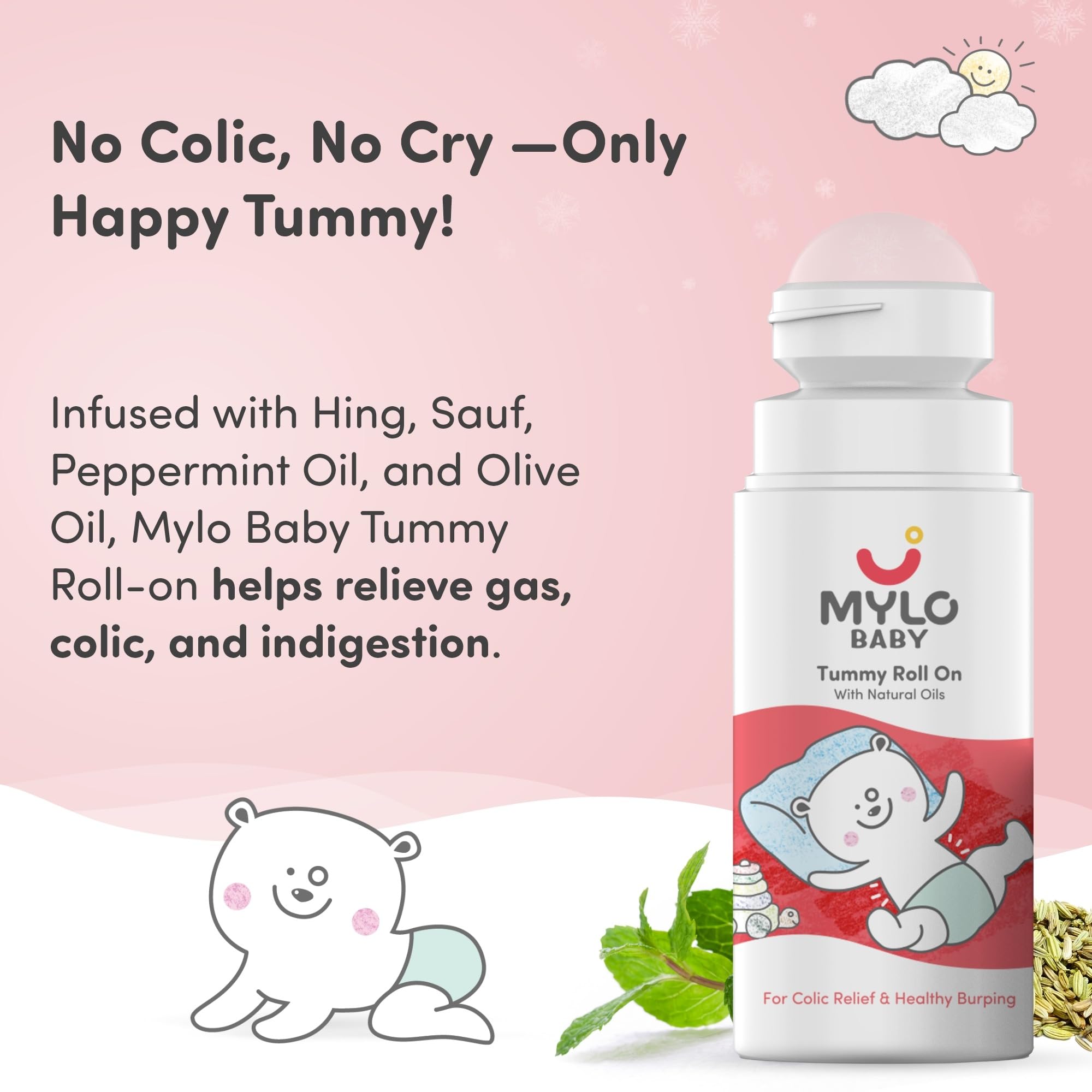 Mylo Baby Tummy Roll On for