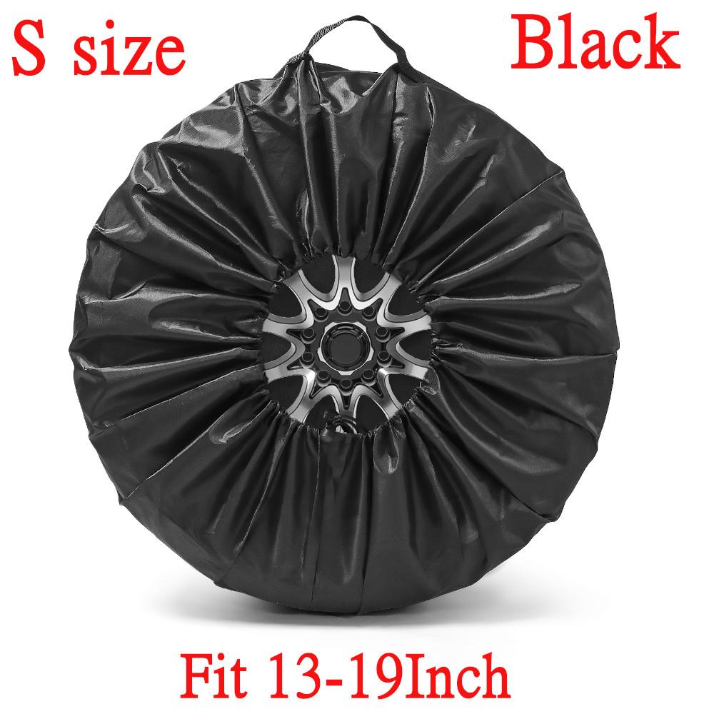 1PC/4PCS Spare Tire Cover Case Tire Wheel Bag Spare Wheel Tyre Weather Protection Storage Covers Wheel Vehicle Tyre Waterproof