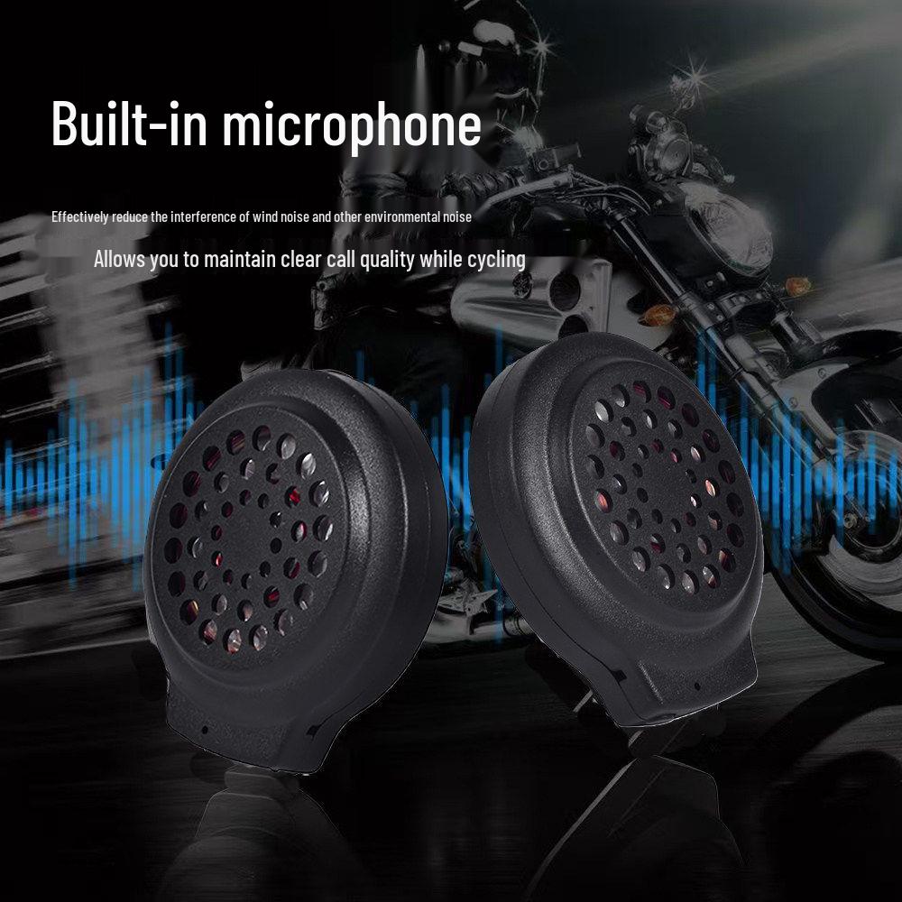 New Wireless Bluetooth Motorcycle Helmet Earphones: Long Battery Life, Waterproof