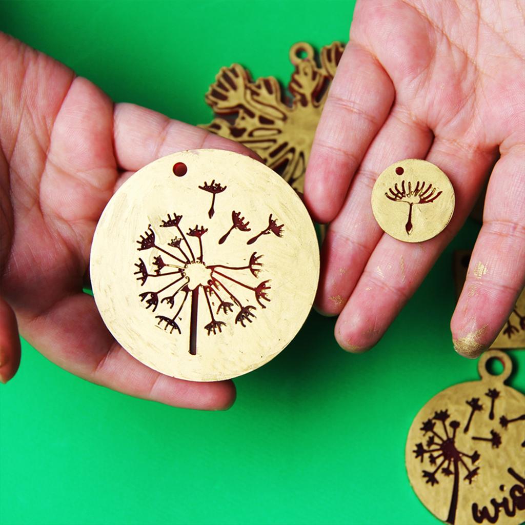 Dandelion Jewelry Charm Resin Mold Soft Silicone Dandelion Pendant Mold Perfect for Hobbyists and DIY Enthusiasts