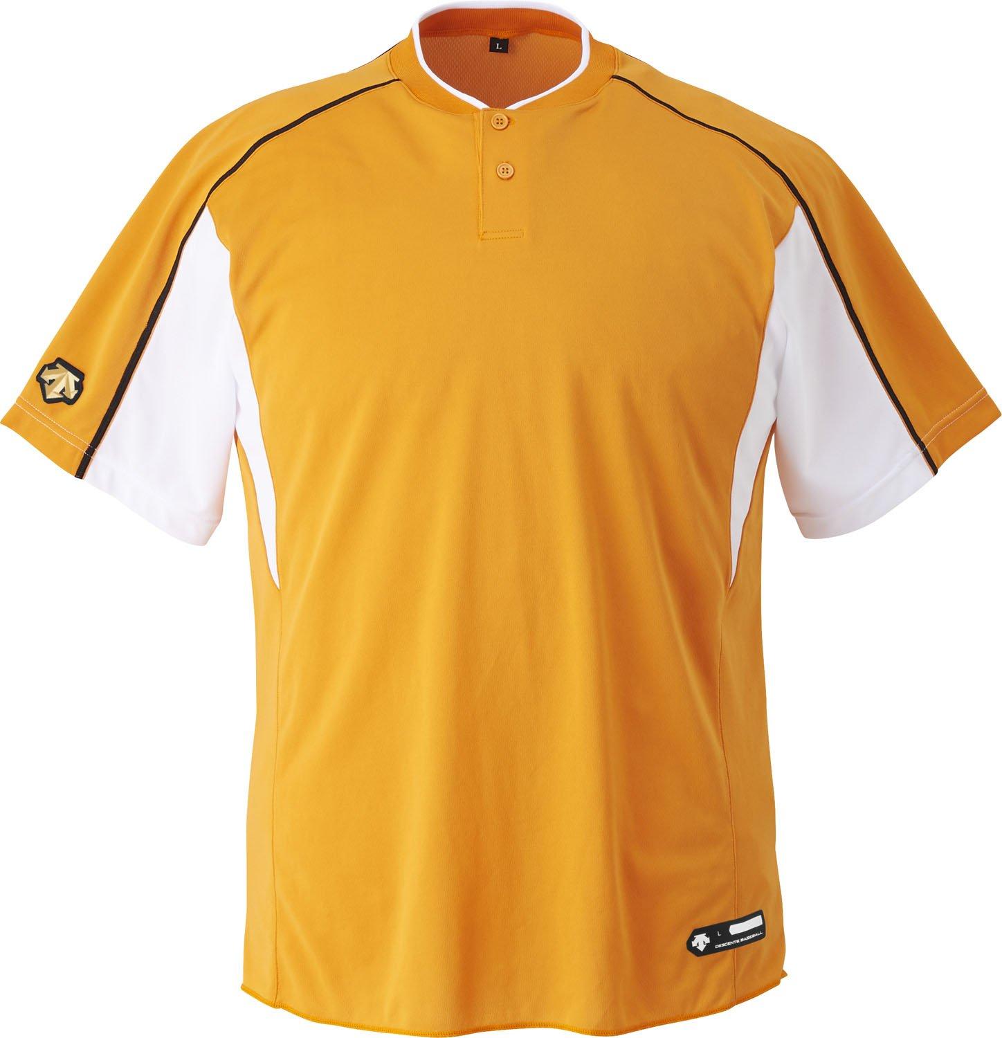 

DESCENTE Бейсбол Белый x Размер DB104B Рубашка на 2 пуговицах, Черный, Маленький,