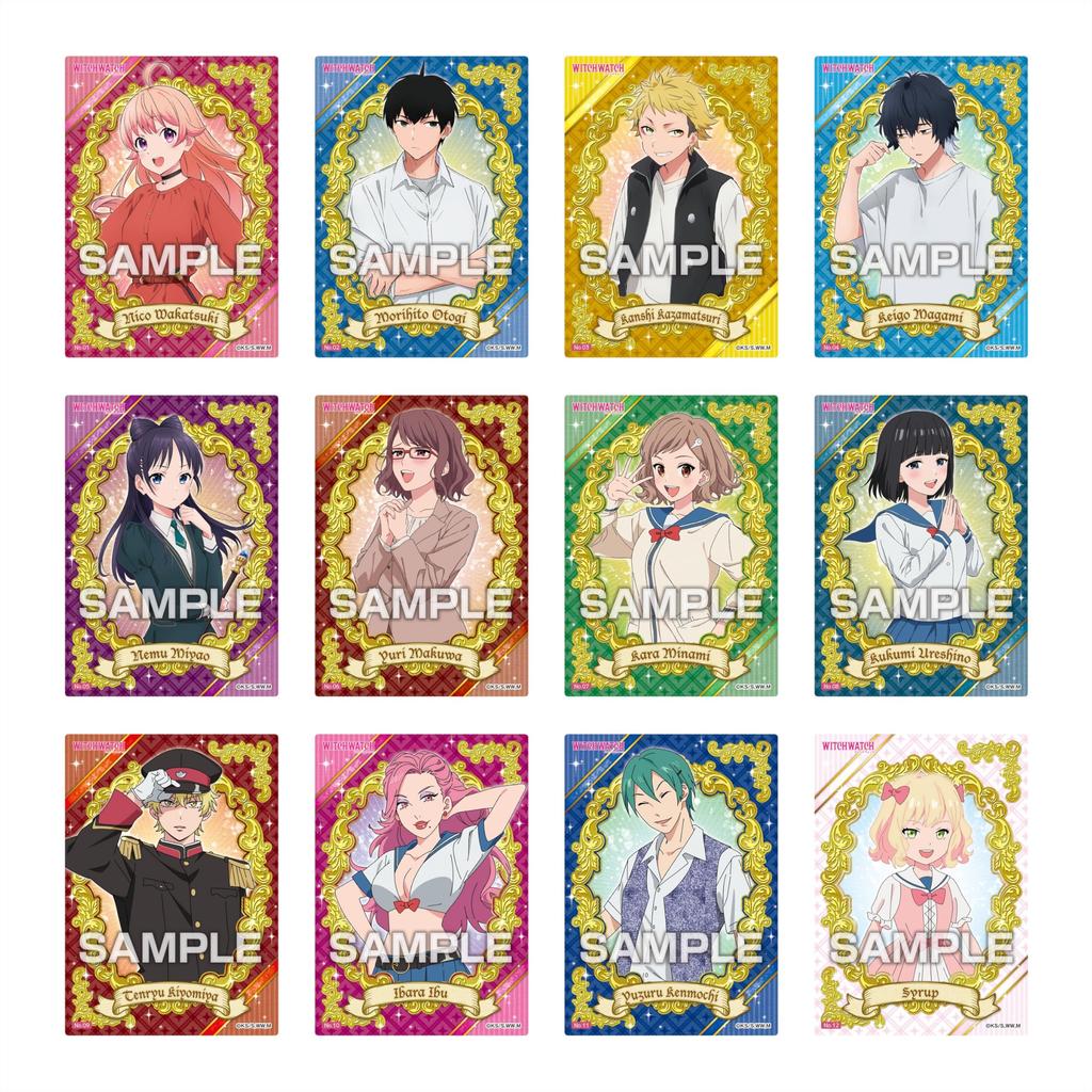 Ensky TV Anime Clear Card Collection Gum First Limited Edition Box "Witch Watch" 16-Pack (Candy Toy)