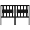 VidaXL Tête de lit Noir 145,5x4x100 cm Bois massif de pin 818574