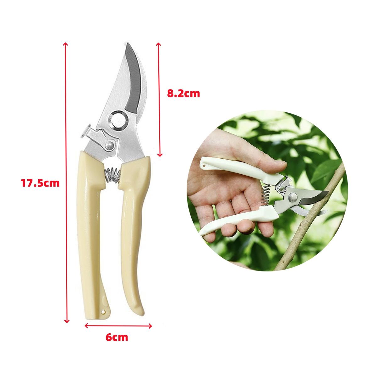 

1Pc Stainless Steel Horticultural Flower Branch Scissors Floral Pruning Elbow/Straight Head Garden Orchard Plant Tree Trimmer