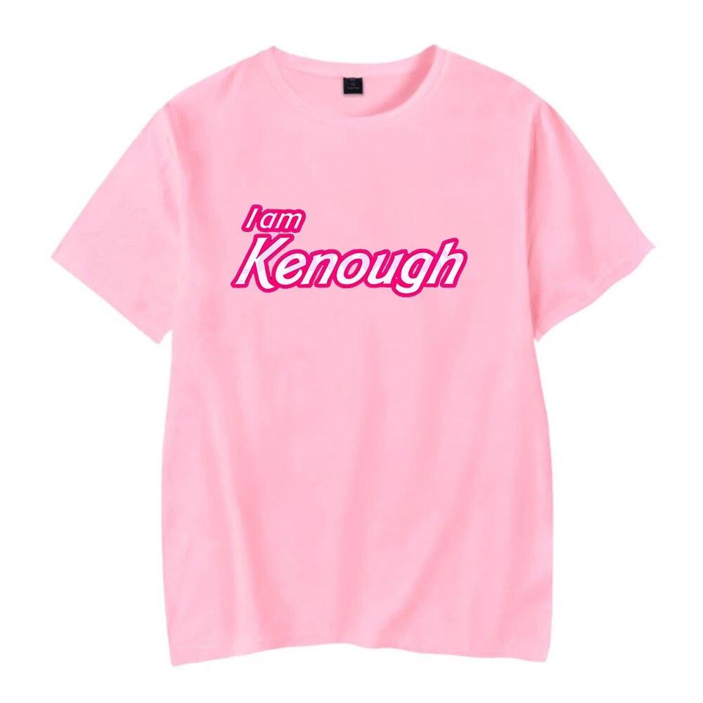 I Am Kenough Merch T-shirt Fashion Crewneck Short Sleeve Tee Unisex Women's Tshirt 2023 New Movie Funny Clothes Unisex