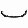 3Pcs Set Front Bumper Lip Splitter Antiscratch Glossy Black Replacement for Accord 10th Gen 2018‑2020