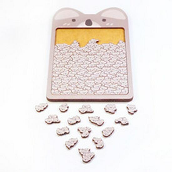 Koala Stackers: Irregular Shape Jigsaw - Immersive, Educational, Creative Wooden Art for Kids