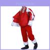Fantastic Dark Red Unisex Santa Claus Fake Belly For Christmas Party