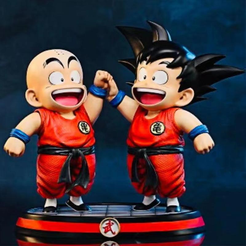 Anime Drogan Boll Z Kids Gocool Figure Kuririn Son Gocool 14cm Pvc Action Figures Collectible Model Toy For Children Gifts