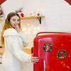 Christmas Decoration Magnetic Wreath Simulation Christmas Wreath Mini Magnetic Refrigerator Magnet Christmas Wreath Decoration