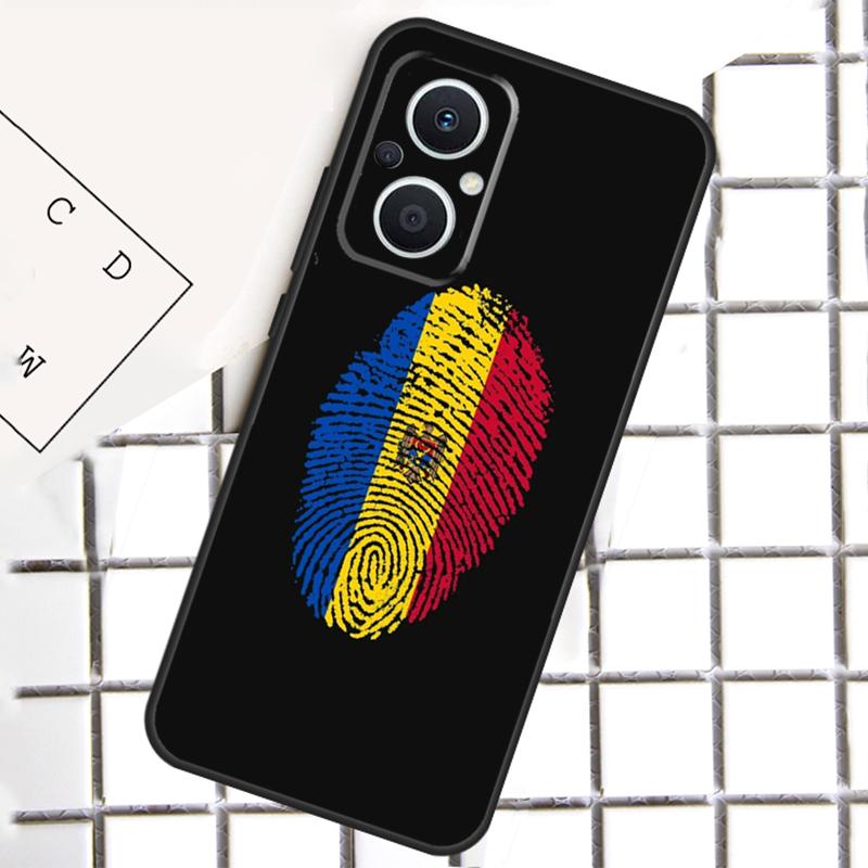 Moldova Flag Phone Case For OPPO Reno 14F 13F 12F 11F 10 Pro 8T 7 8 Lite OPPO Find X8 X6 X5 X9 Pro Cover