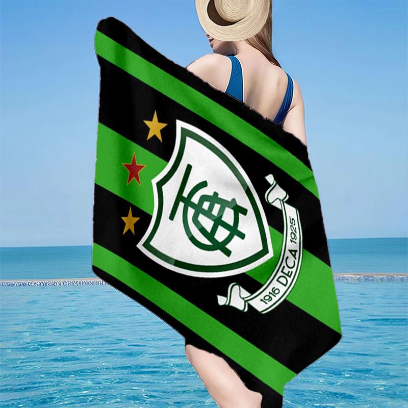 America Futebol Clube Microfiber Beach Towel, Lightweight And Quick-Dry, for Summer Travel, Beach Essential, Swimming Pool