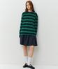 RAVEROUS Oversized Striped Green