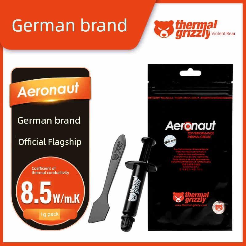 

Термопаста Thermal Grizzly Силиконовая смазка Aeronaut Series 1G (thermal conductivity 8.5)