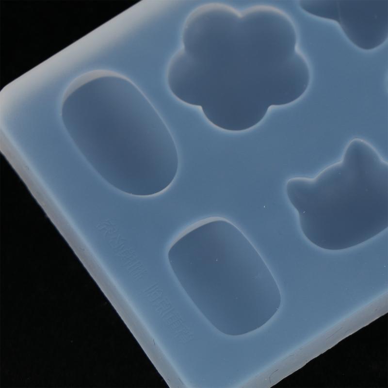 3D Nail Art Silicone Molds Manicure Bean Color Card Molds Nail Art Color Chart Making Nail Carving Mould
