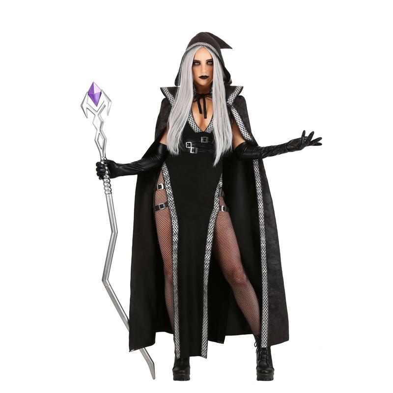 Costume Witch Halloween Cosplay Magic Sorceress Party Role Play Fashion Clothing