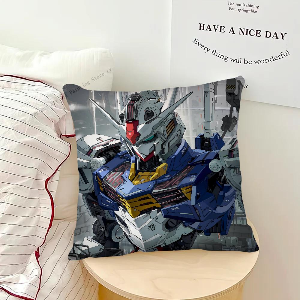 Game G-Gundam Pillow Case Square Pillow Bedroom Sofa Leisure Comfort Cushion Car Living Room Home Decoration