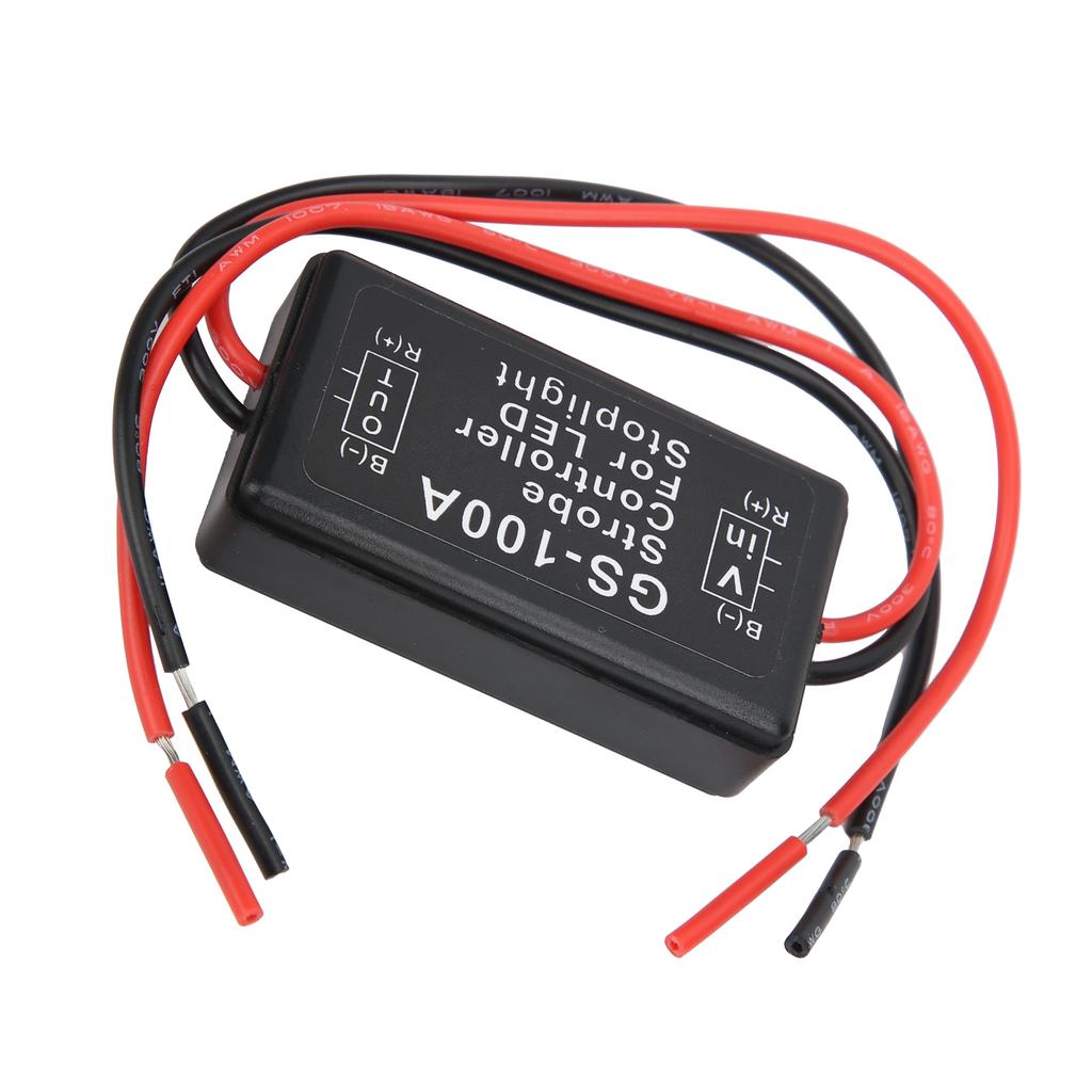 Controler Stroboscop Lămpi Frână Plastic LED Modul Control Flash GS 100A 12 24VDC