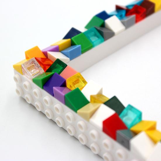 6/7 palců Zábavný Kreativní ABS Držák na Obrázky Stavební Bloky Vzdělávací Hra pro Dárky