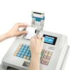 48 Keys Electronic Cash Register, Cash Register with Drawer &Thermal Printer POS Bill Coins System for Retailers (White)